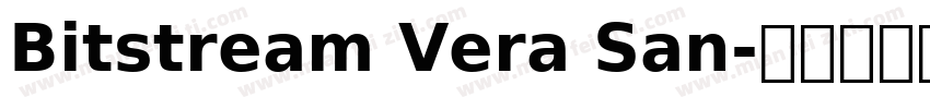 Bitstream Vera San字体转换